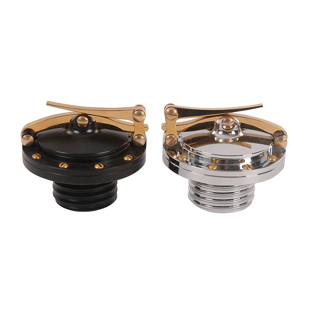 For Triumph Twins Bobber T100 Street Cup 2016 2017 2018 2019 2020 2021 Aluminium Fuel Tank Gas Cap Monza Style Accessories New