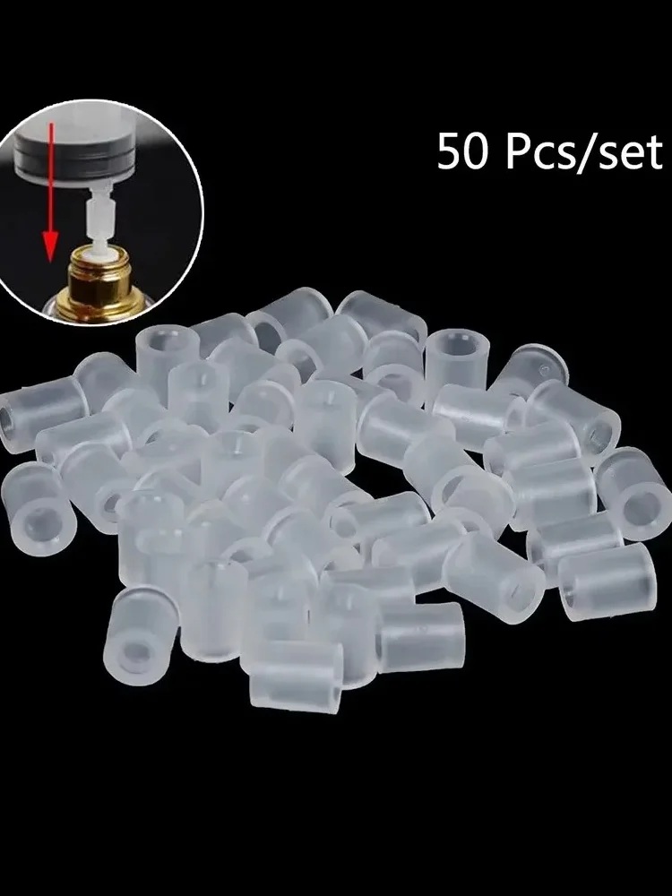 50 mini convertisseurs de parfum rechargeables, distributeurs de parfum, outils de remplissage portables, distributeurs de parfum, seringues, aiguilles spéciales