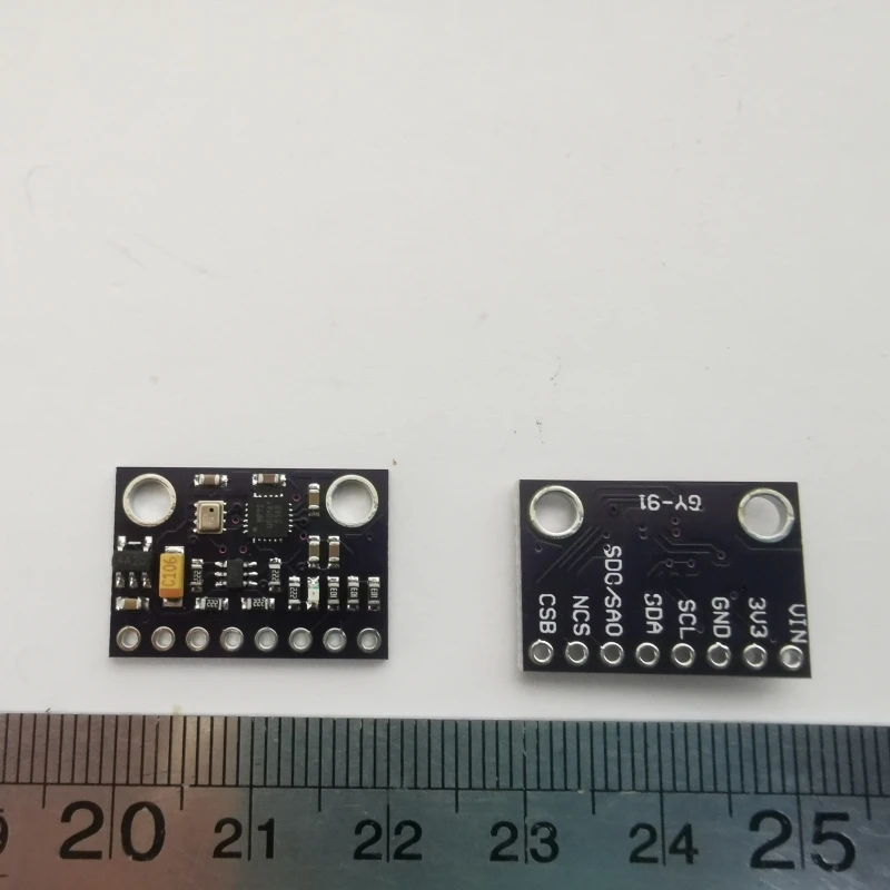 GY-91-Módulo de sensor de nueve ejes, giroscopio de aceleración, brújula, 10DOF, BMP280, MPU9250