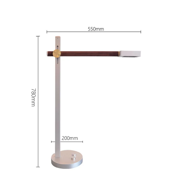 E-kong Intelligent LED Desk Lamp Neutralizing Blue Light Reading Light Stepless Dimming Light,Private Customization Table Light