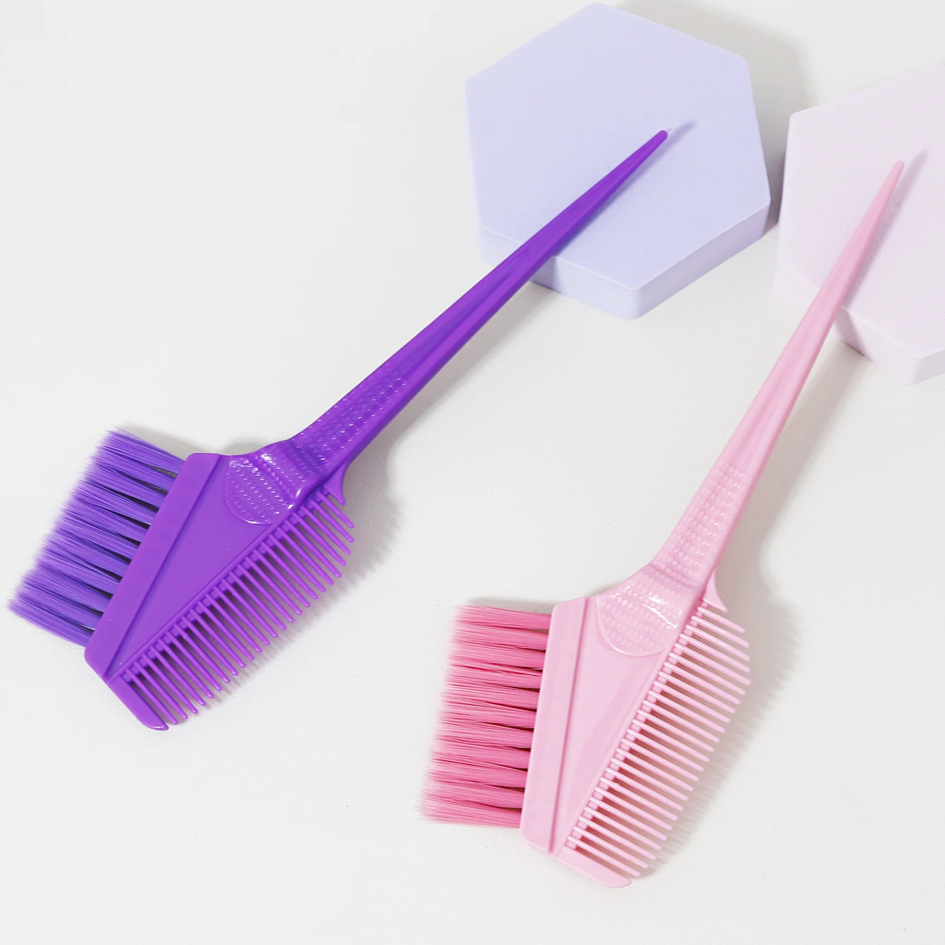 1/2pcs professional double-sided hair dye brush, styling tool, suitable for home or professional use,special for real hair wigs