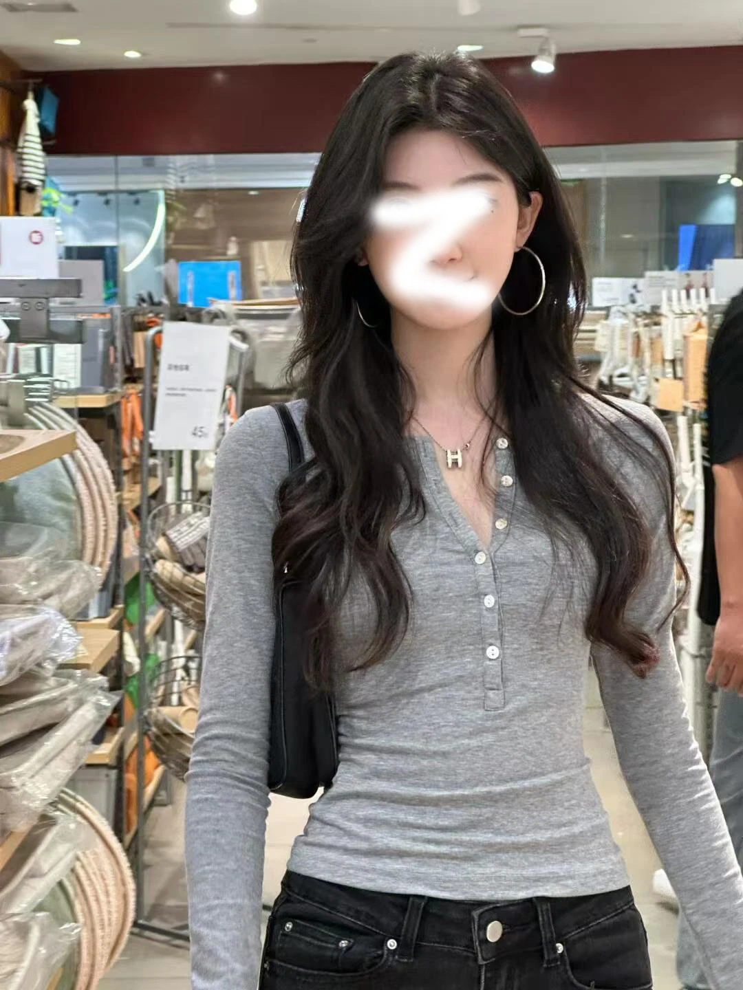 تي شيرت نسائي بقصة ضيقة من Henry irt طويل Sve بطبقة أساسية irt Spicy Girl American Sle ay Top كاجوال من مزيج القطن