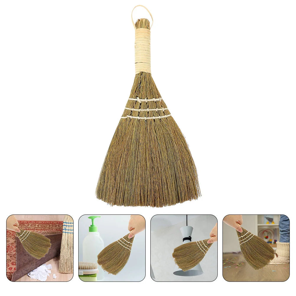 Kitchen Cleaning Broom Desktop Small Household Brooms Tools Decorate Tabletop Dust Short Handle Miscanthus Child Power