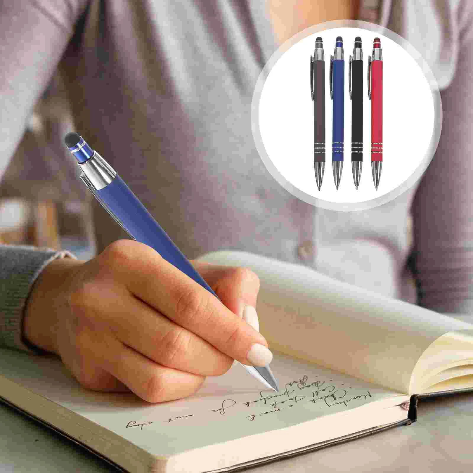 4 Pcs Ink Pen Ballpoint Adult Accessory Adorable Ergonomic Fun Pens Fine Peninteresting Writing