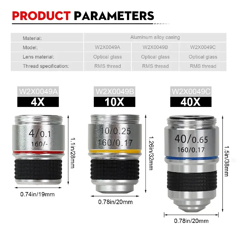 Thumbnail 2 - #38 Microscope Objective Lenses List of Top Picks