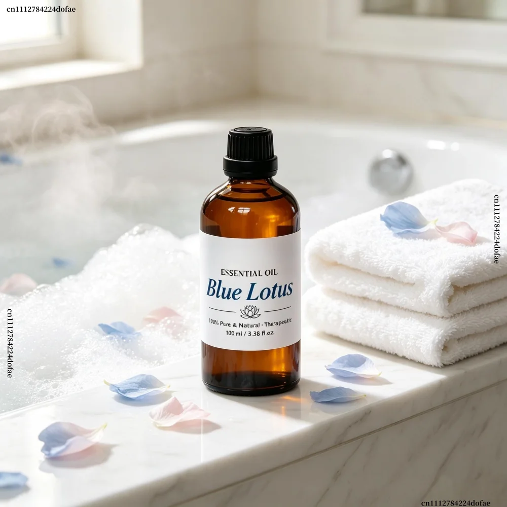 Undiluted Blue Lotus Home Fragrance Oil, Natural Scent Oil for Reed Diffusers, Aroma Diffuser, Hotel & Household Air Scent