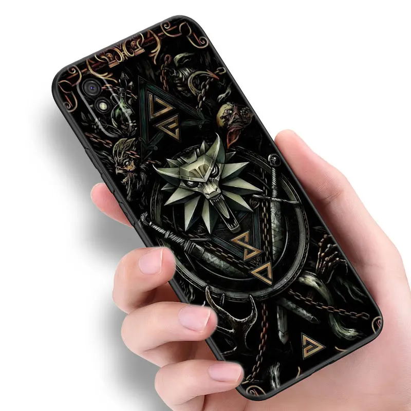 Hot Game W-witchers Black Silicone Phone Case For Redmi 10 Prime A1 A2 Plus K30 K40 Gaming K60 Pro 9 9A 9C 9T 10A 10C 12 12C 13C