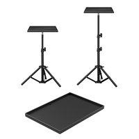 Universal Laptop Projector Tripod Stand 1/4inch Thread DJ Equipment Holder Height Adjustable Floor Projector Stand for Equipment
