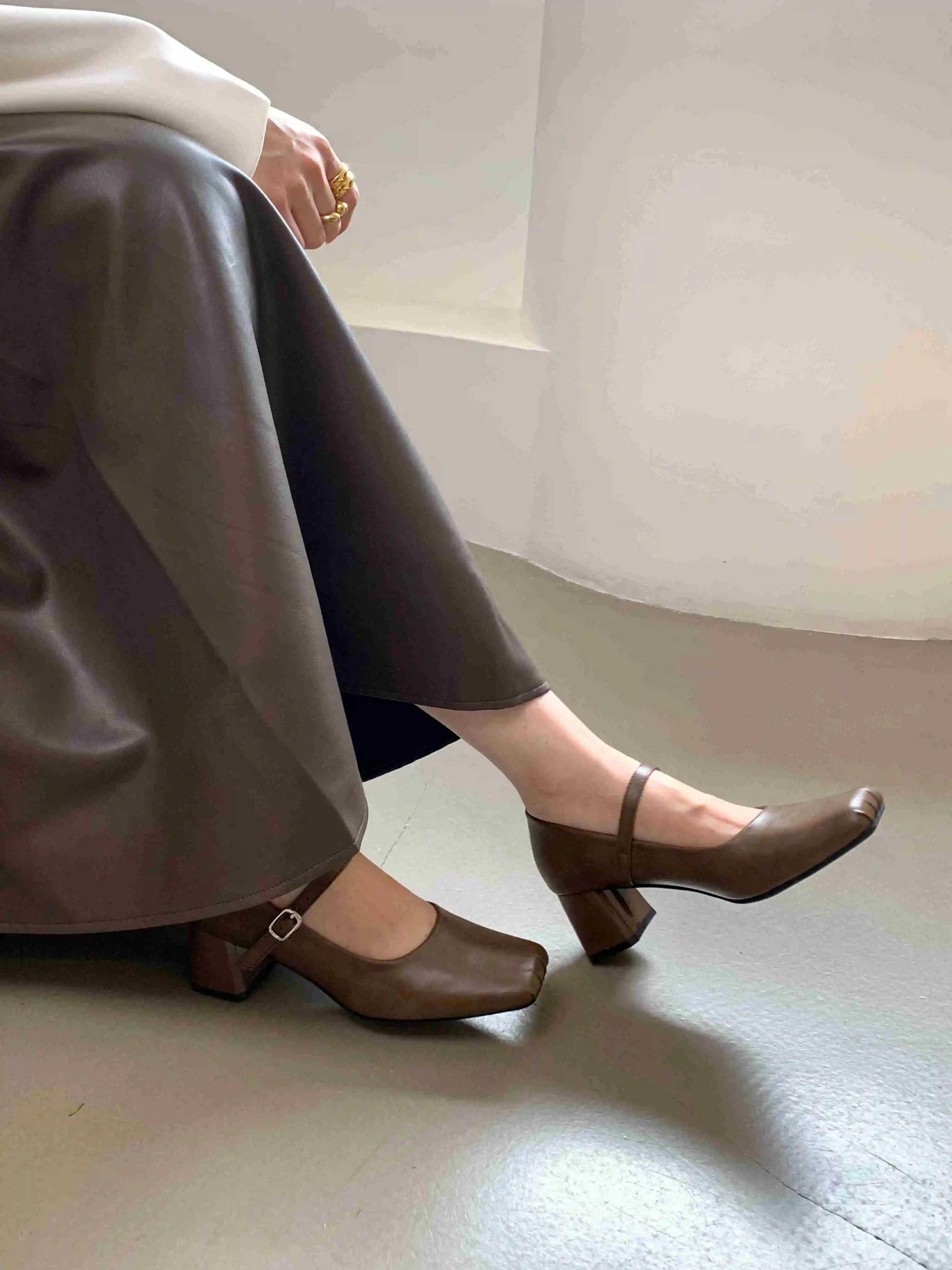 Women's Classic Pointy Toe Slip On Solid High Heel Shoes Cute Comfortable Ballet Shoes