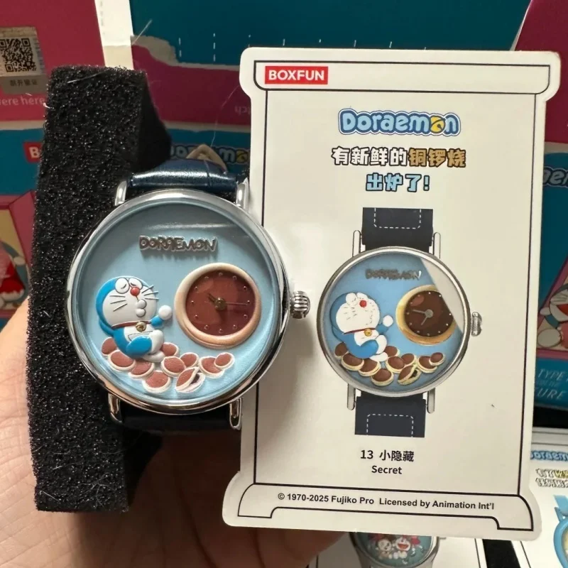 

New Arrival Original Boxfun Doraemon Watch Blind Box Vol.1 Cartoon Anime Figures Toy Ornament Childhood Memories Birthday Gift