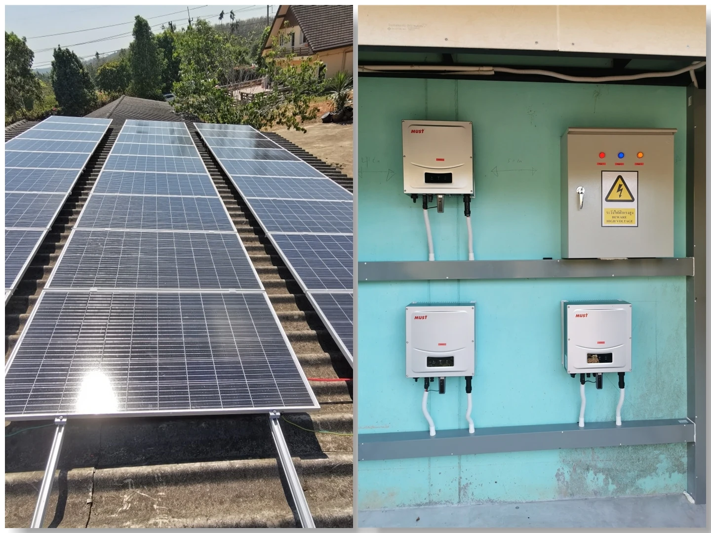 Inversor de energía híbrido con controlador de carga solar MPPT, imprescindible, función paralela, fuera de la red, 48V, 230V, 5000 vatios, 5kW