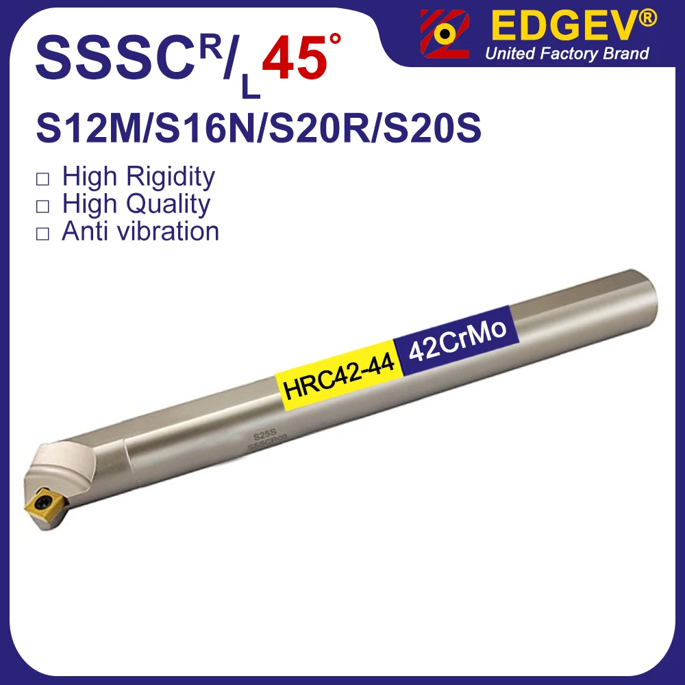 

Токарный станок с ЧПУ S12M S20R SSSCR09 SSSCL09 Держатель инструмента для внутренней токарной обработки S25S SSSCR SSSCR12 SSSCL12 расточная оправка с внутренним диаметром