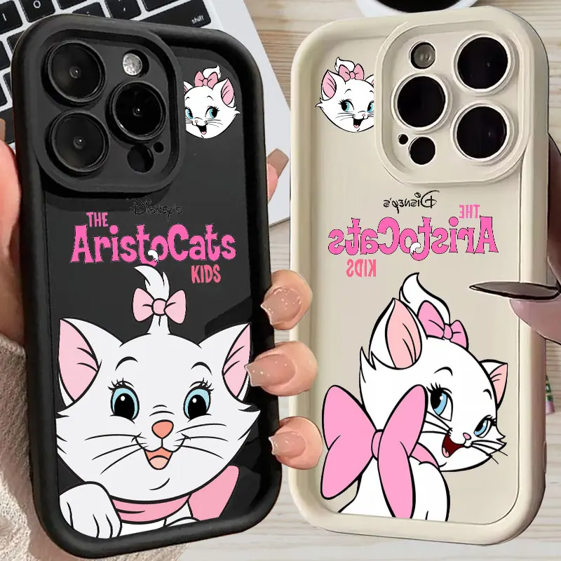 

The Aristocats Kids Disney Marie Cat Silicone Case For Apple iPhone 17E 15 16 14 13 12 11 17 Pro Max 17 Air Plus 16E Phone Cover