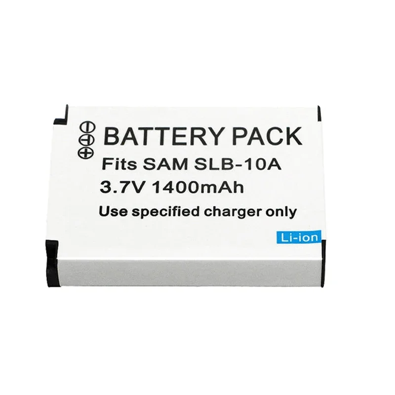 Replacement Camera Battery SLB-10A 1400mAh For Samsung SL102 SL202 SL420 SL620 SL820 HZ10W HZ15W ES55 L100 L110 L200