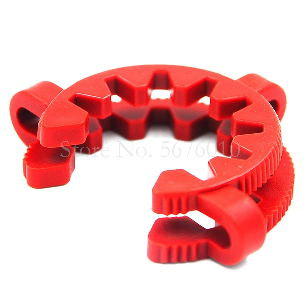 Clips de conector estándar de plástico, Clips antideslizantes fijos de bayoneta evaporadora, 14/19/24/29/34/40/45 #, 10 unids/lote