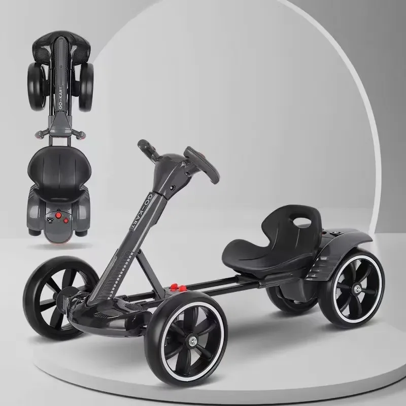 Kids Electric Go Kart Ride On Car With Remote Control Outdoor Toy Vehicle For Boys Girls Battery Powered Drifting Buggy
