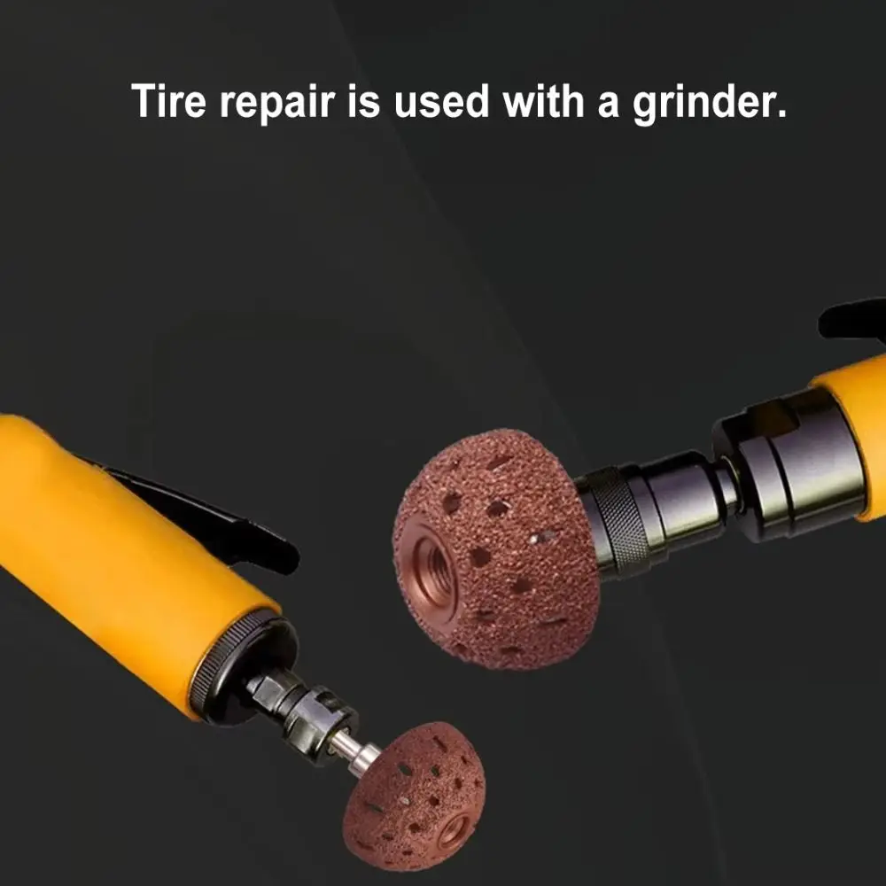 Tungsten Steel Tire Grinding Head Coarse Grit High-Speed Tire Buffing Wheel Bowl Type Hemispherical Tire Repair Tool Car Tire