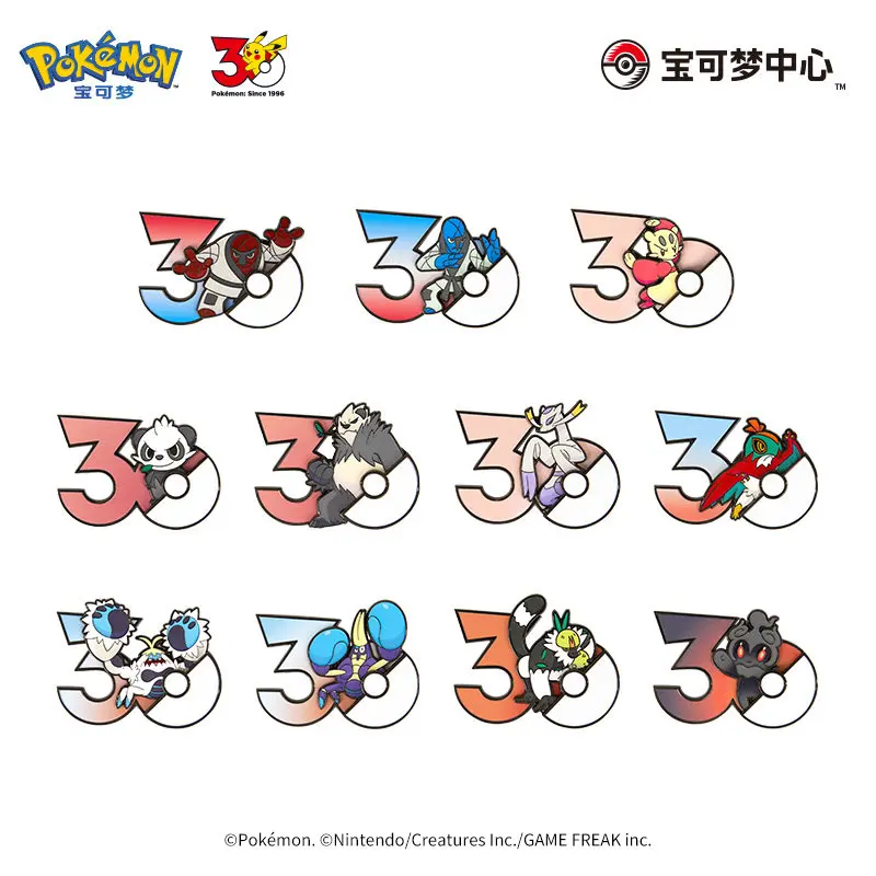Genuine Pokémon PTCG 30th Anni - Anime Merchandise Types ulasan dan harga