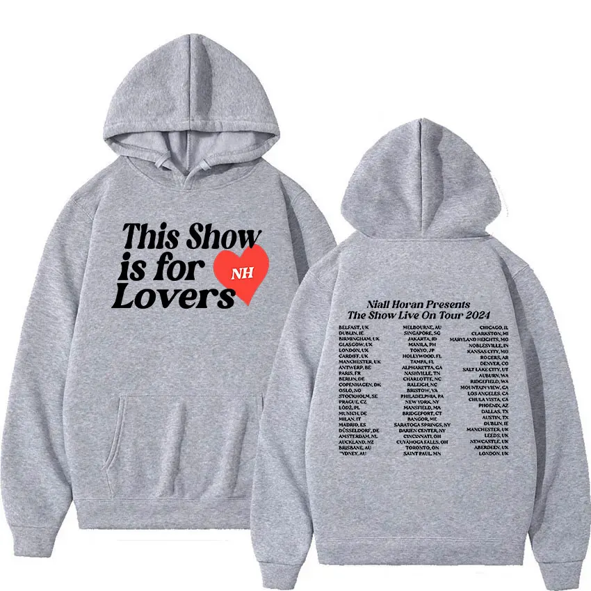 Niall Horan The Show Live on Tour 2024 New Album Hoodie Men Women Casual Fashion High Quality Oversized Sweatshirts Streetwear