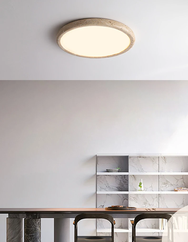 Natural Stone LED Ceiling Light 4000K