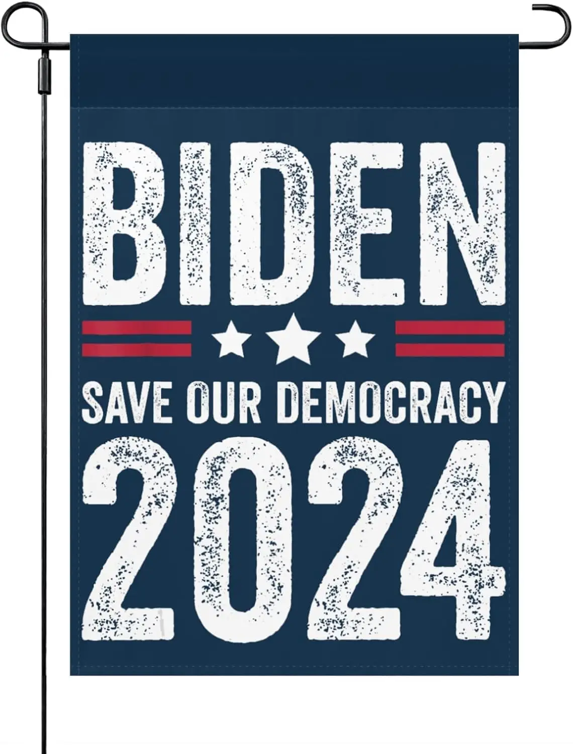 2024 Save Our Democracy Biden Outdoor Flag Vote Garden Flag & Usa House Flag & Custom Garden Flags & Spring Outdoor