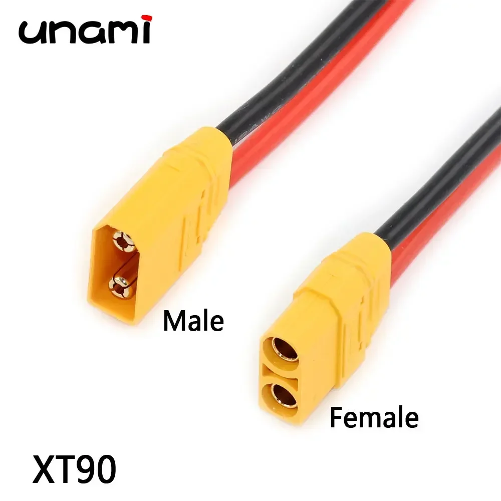 XT30U XT60H XT90 ذكر موصل سالب التوصيل مع 18/16/14/12/10AWG سلك السيليكون 10/20/30 سنتيمتر ل RC كابل البطارية طائرة بدون طيار FPV