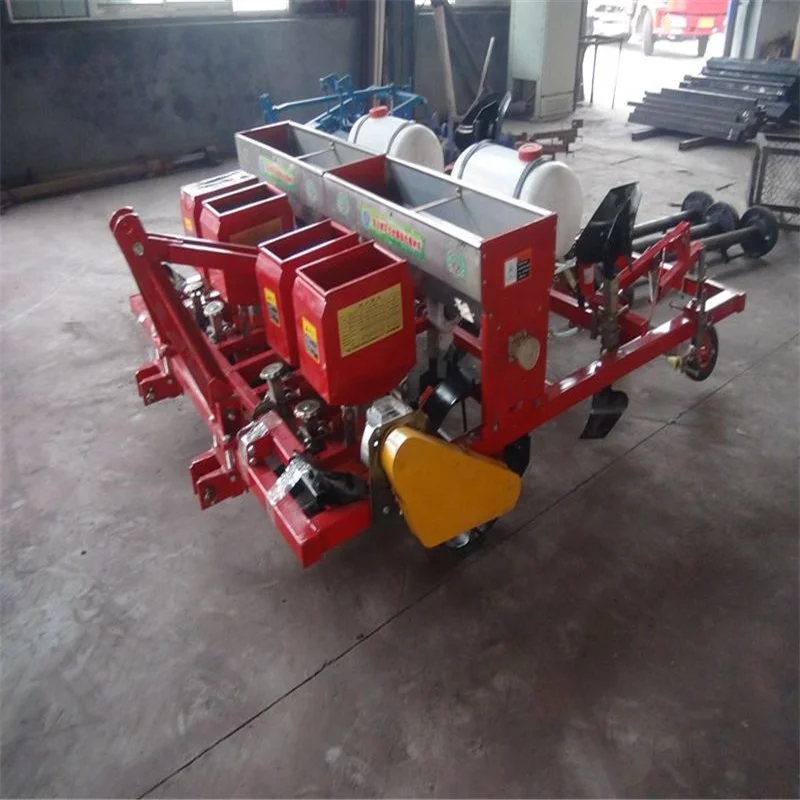Factory Supply Double Ridge 4 Rows High Productivity 1 Year Warranty Peanut Film Mulching Planter Drum Seeder