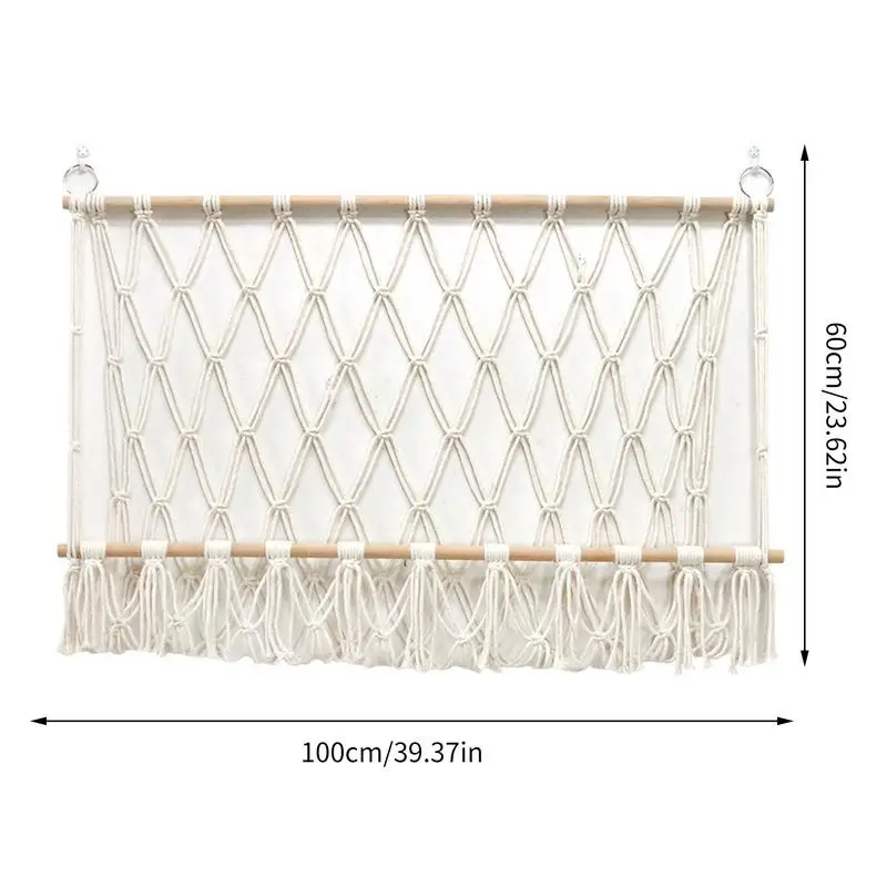 Macrame Stuffed Animal Hammock Macrame Hammock Stuffed Animal Storage Corner Organizer Wall Hangings Display Hammock