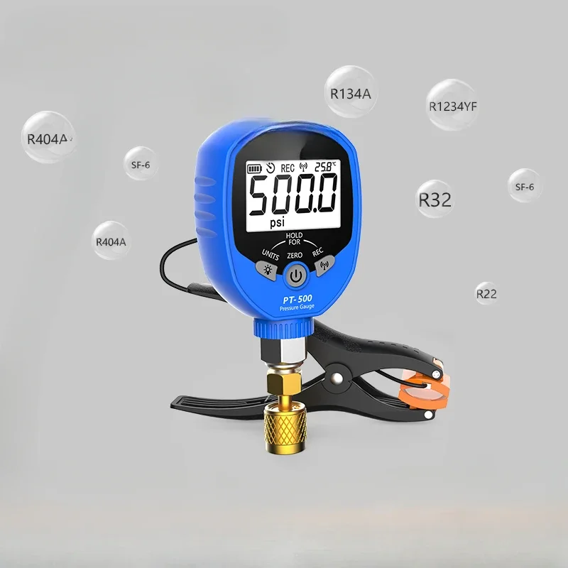 DMG-1 Digital Double Meter Valve Refrigeration Maintenance Pumping Pressurization Inlet Pressure Sensor Low pressure