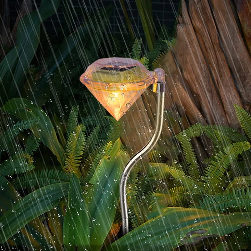 Solar leuchten Garten führte mehrfarbig wechselnde Diamant Solar leuchten für Garten, Terrasse, Hof, Blumenbeet, Partys