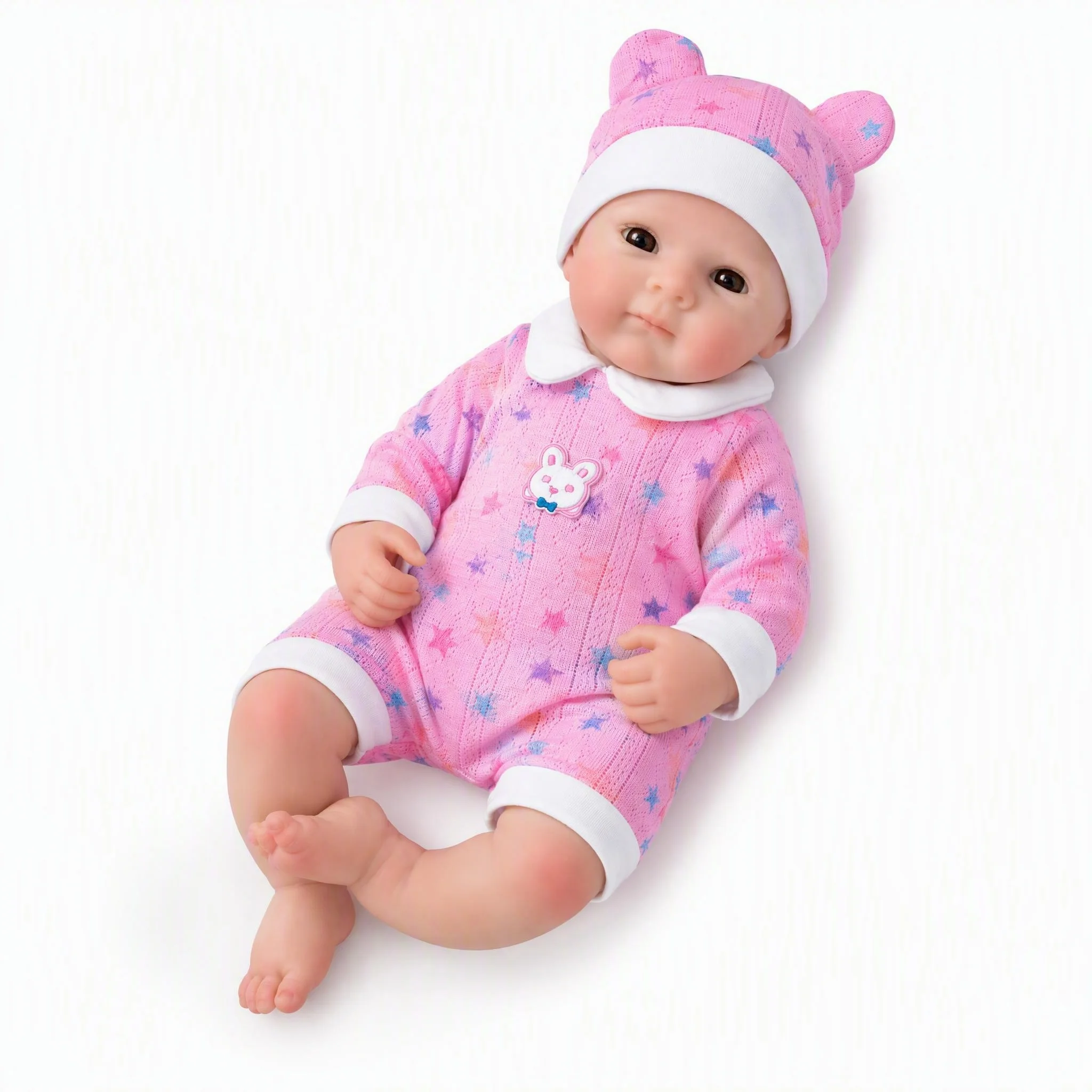 NPK 12inch Super Soft Solid Platinum Silcone Doll Bettie Squishy Elastic Platitum Silicone Baby Doll Girl Weighted around 1.1KG