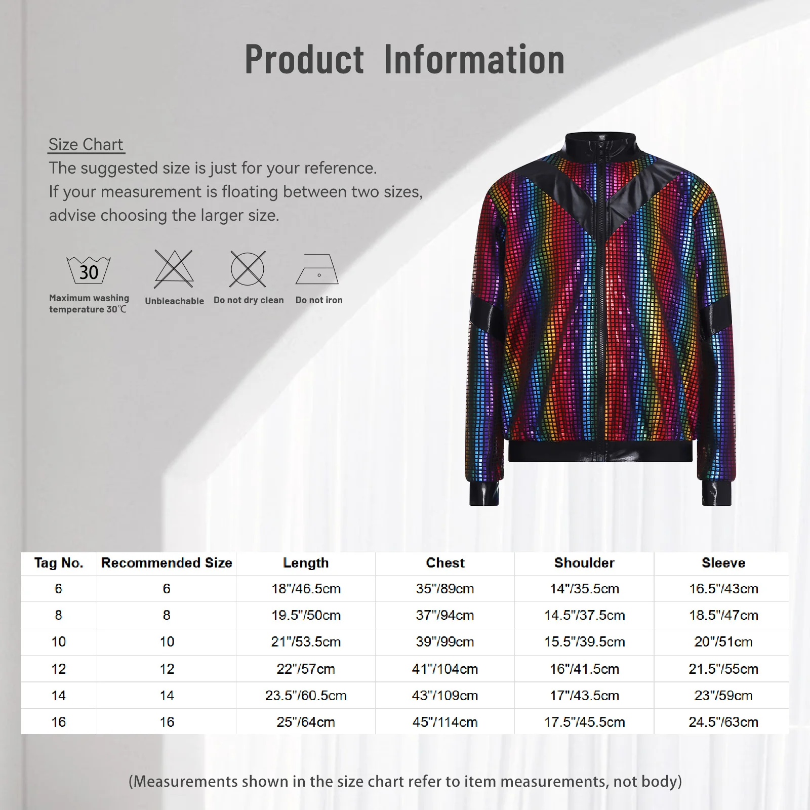 어린이 소년 소녀 힙합 재즈 댄스 의상 봄 긴 소매 앞 지퍼 메탈릭 격자 무늬 컬러 블록 자켓 코트 streetwear