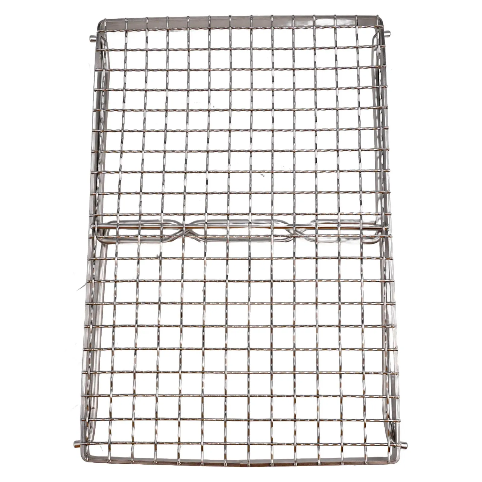 

Outdoor Foldable/Portable Barbecue Grill Camping Grill Grid For BBQ Hiking/Fishing Barbecue Grill W/ Storage Bag Stainless-Steel