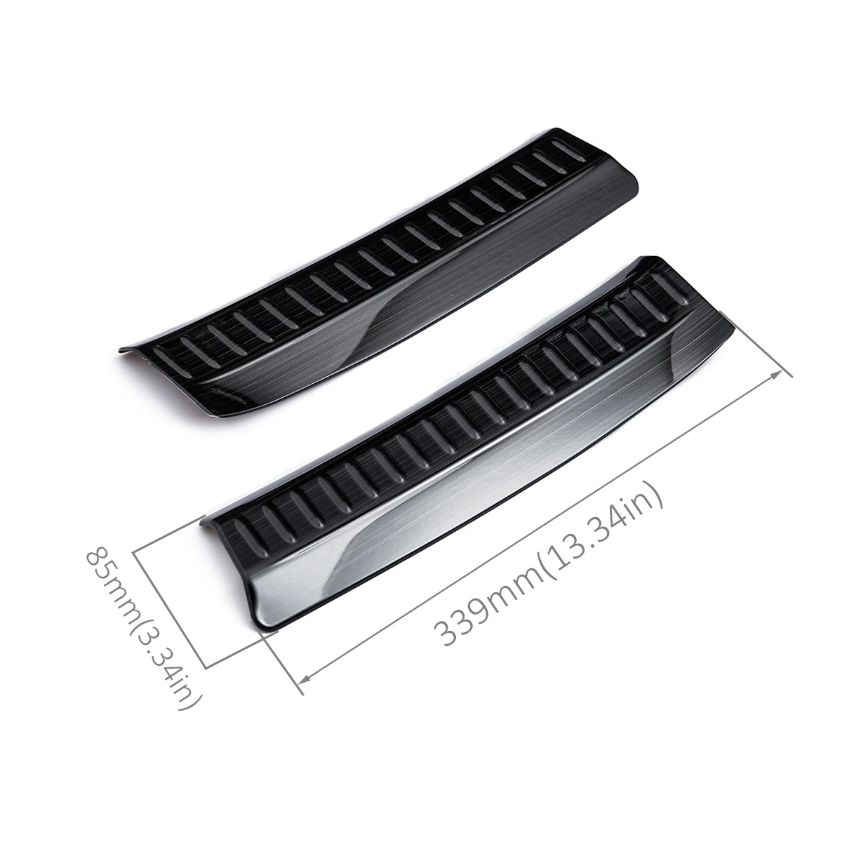 Stainless Steel Rear Trunk Sill Scuff Kick Protective Cover Sticker For Mercedes Benz E300 E350 E450 W214 2024 2025 2026 Black