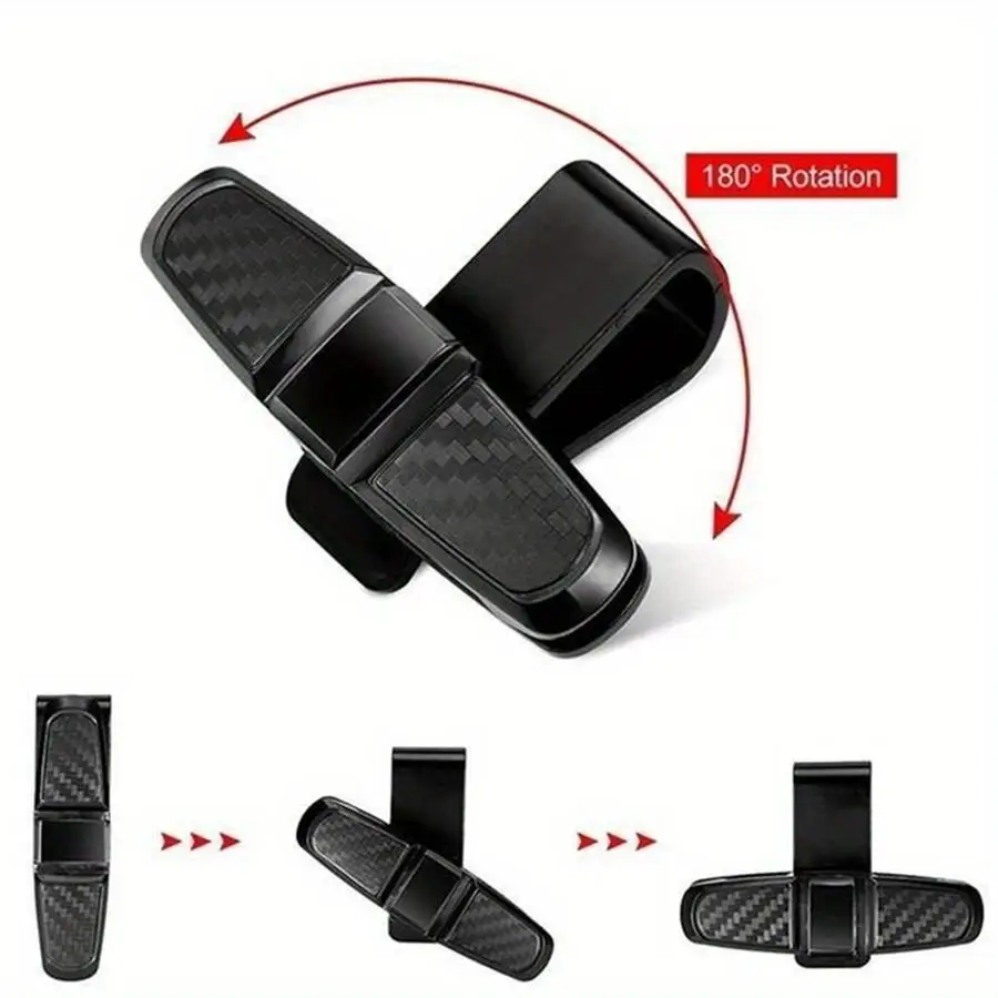 1/5/10/20/50/100pcs 2-Pack Car Visor Sunglass Holder Clip, Portable Eyeglasses Mount, Universal Vehicle Sun Visor Ticket Holder,