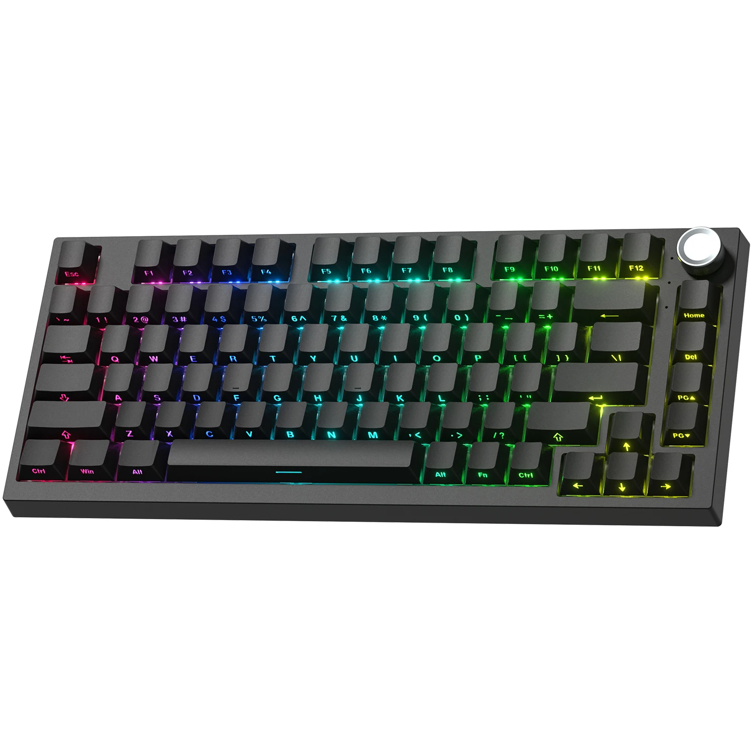 

womier WK75 75% Wireless Gaming Mechanical Keyboard BT5.0/2.4GHz/USB-C Hot Swap Custom Gasket RGB Backlit Gamer Keyboard for PC