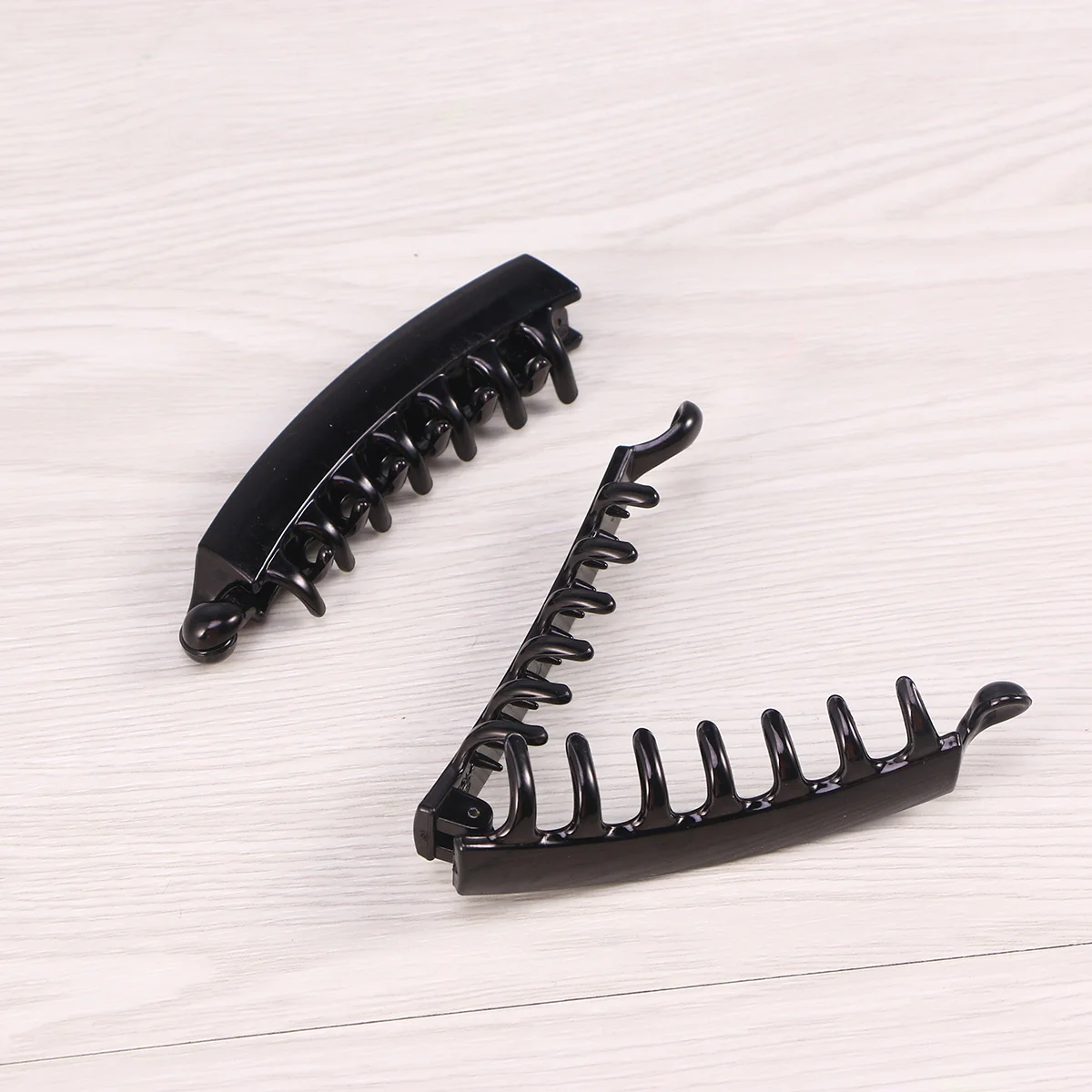 

6Pcs Banana Hair Clips Smooth Shiny Ponytail Holder for Long Fine Hair Fasten in Seconds All Day Hold for Work