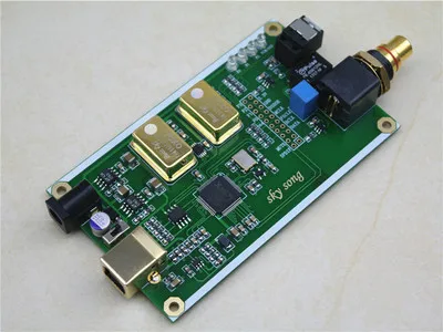 XMOS XU208 asynchronous USB coaxial fiber output digital interface IIS DSD256 SPDIF dop64