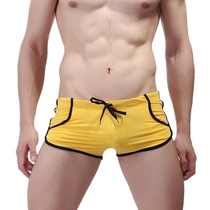 Sommer Männer Badehose Badeanzüge Shorts Bermuda Beachshorts Homosexuell Bademode Bikini Jogginghose Surfbrett Tragen Badehose