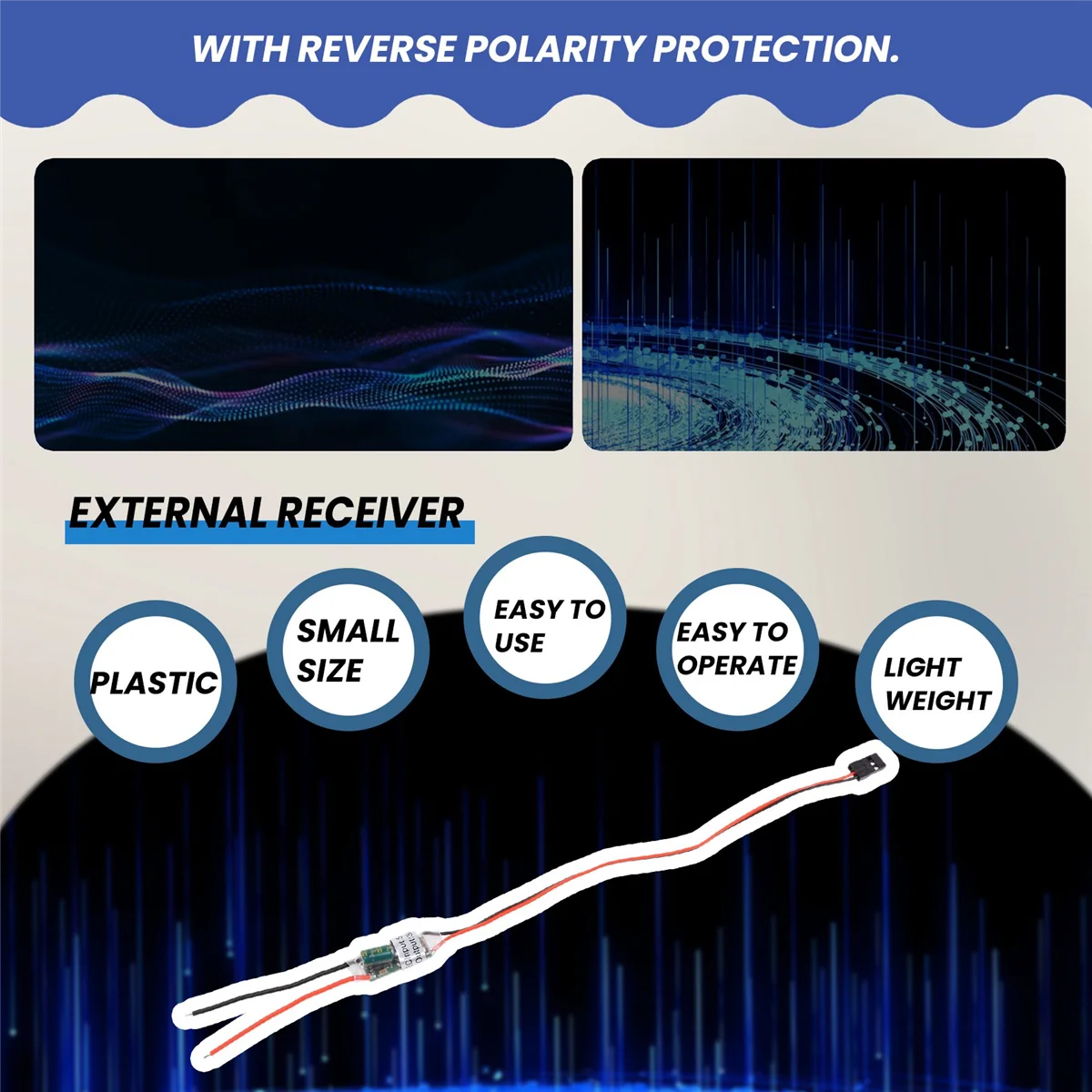 Receiver Power Supply 5V/3A Brushless ESC External Type BEC UBEC Support 2-6S