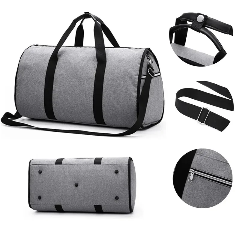 

Men's Waterproof Travel Suit Duffle Bag - Large Multifunction Business Handbag, Portable Luggage Storage Shoulder Bag for Trips