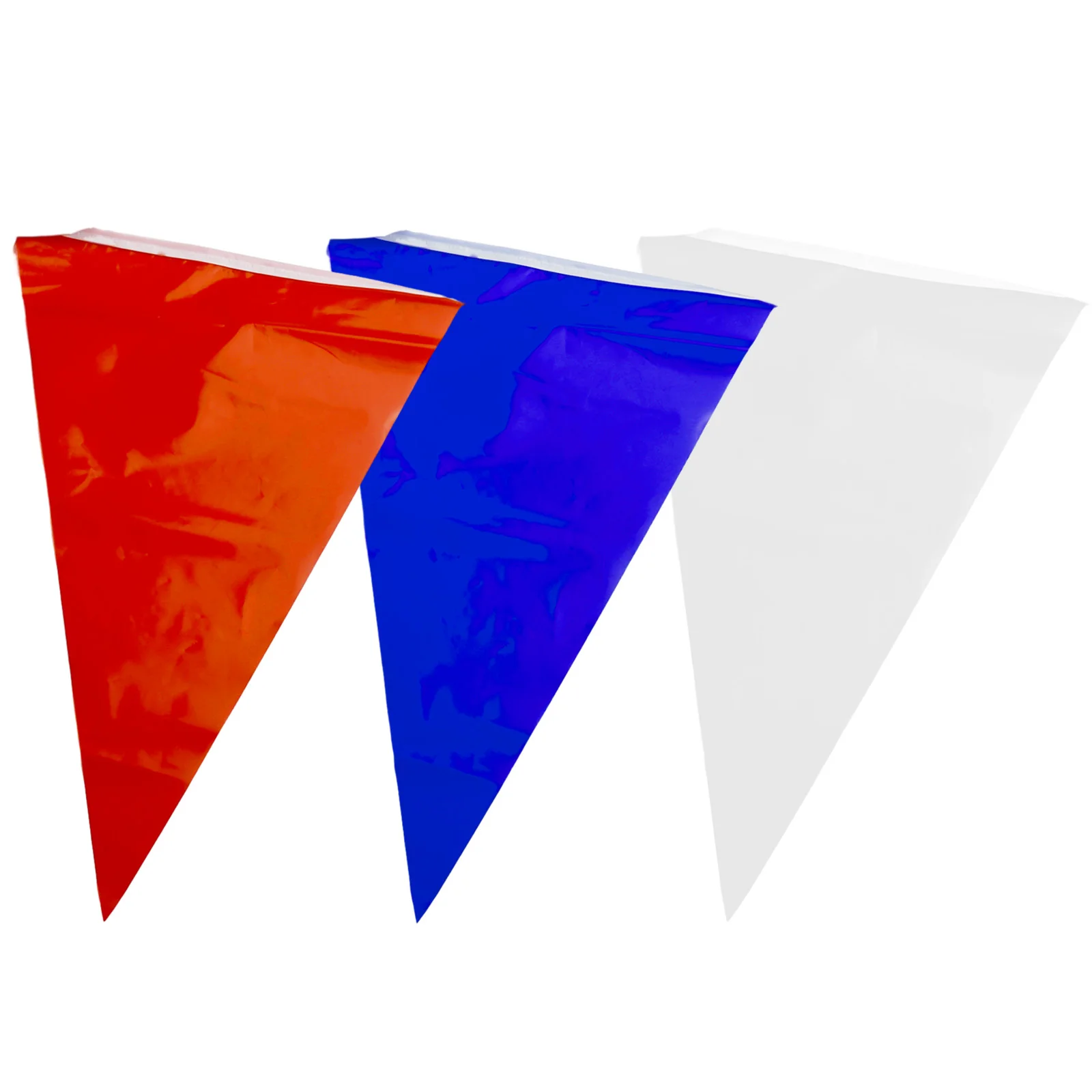 Bunting String Flag 20*30cm 50pc Blue For Celebrations Party Supplies Triangular Wall Art 18m Length Fundraisers