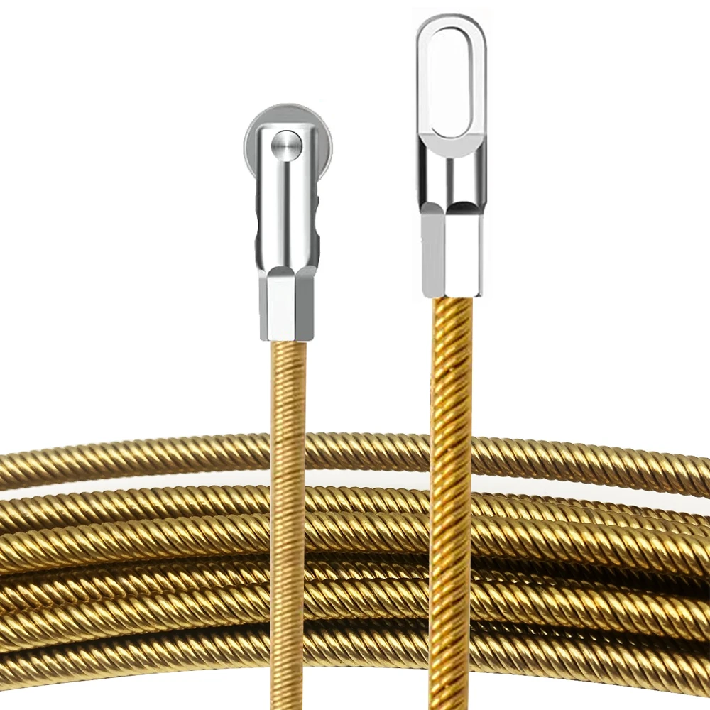 Universal Wire Threading Device 5/10m Spring High Elasticity Rope Pulling Device Electrical Spring Rope Traction Device
