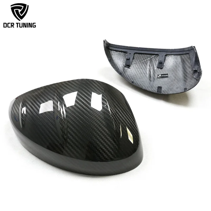 For Honda 11th Gen for Civic for Mugen Style Dry Carbon Fiber Mirror Cover Rearview shell Casing Turn Signal Cut