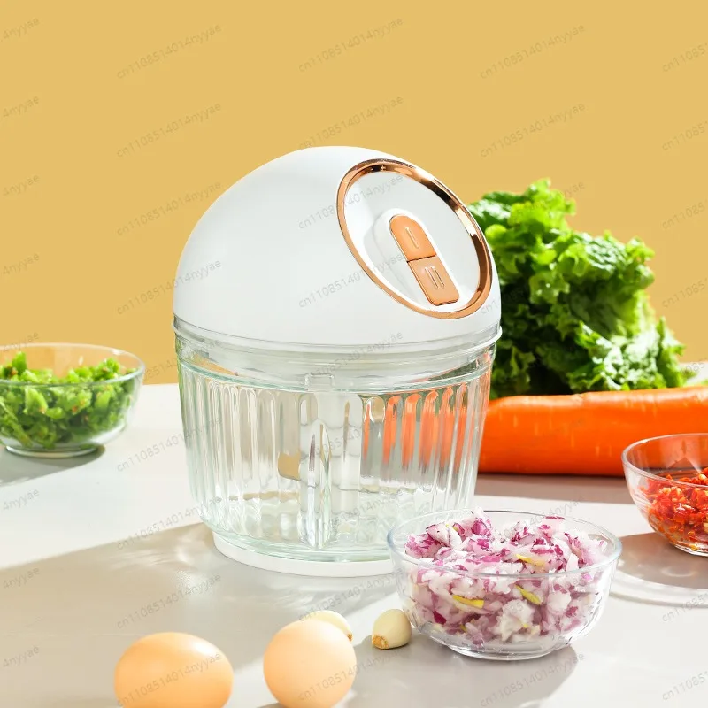 Best Home Electric Meat Grinder - 2.5L Automatic Mini Food Chopper with Stainless Steel Bowl, for Meat, Veggies, Garlic & Nuts