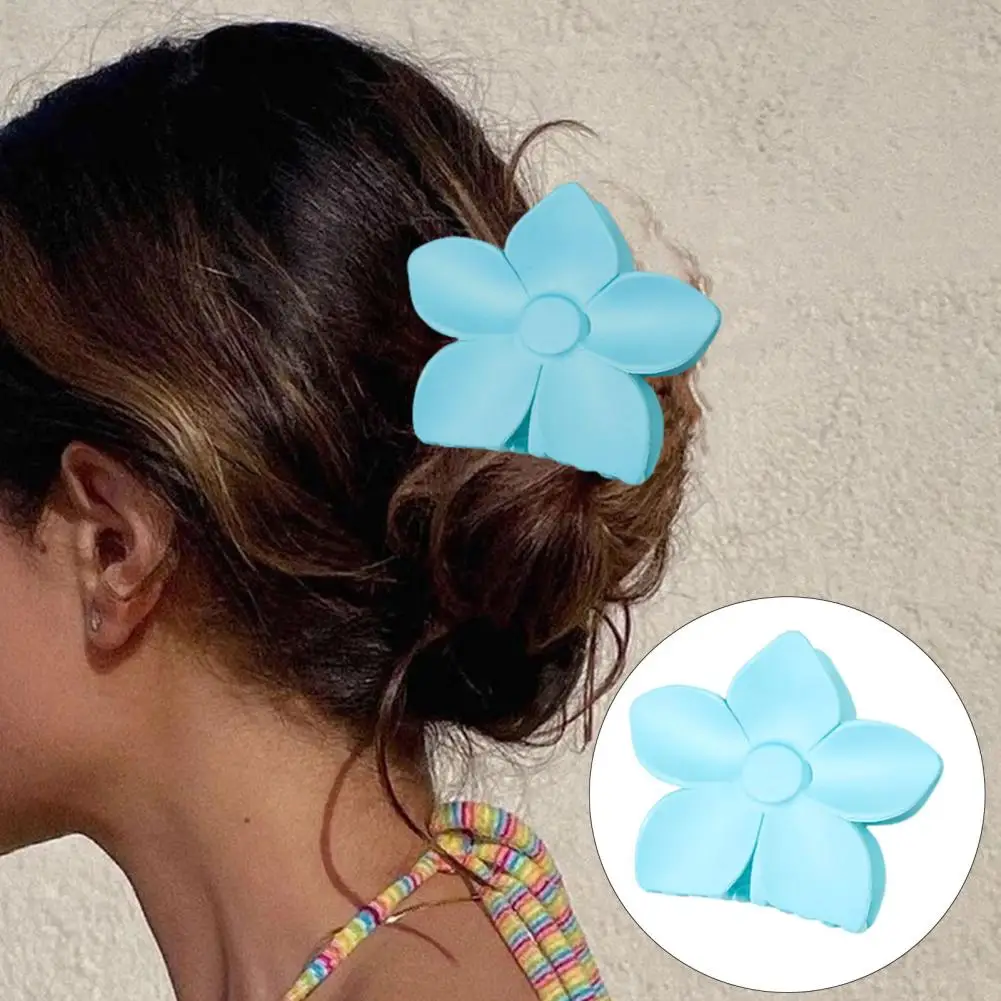 Flower Shape Hair Claw Cross Teeth Anti-slip Design Hair Clip Strong Grip Back Head Hair Clip Accessories Закладка Для Волос