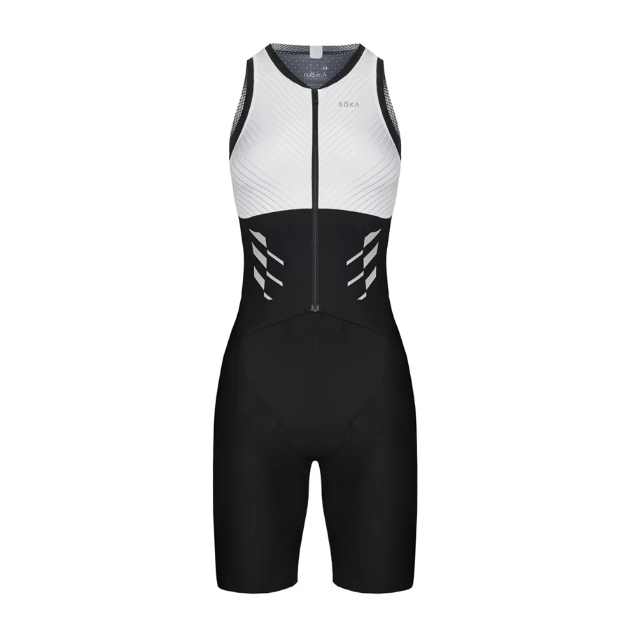 Roka Women Cycling Skinsuit Sleeveless Running Clothes Roupa Ciclismo Triathlon Swimskin Custom Bicycle Team Sport Speed TriSuit