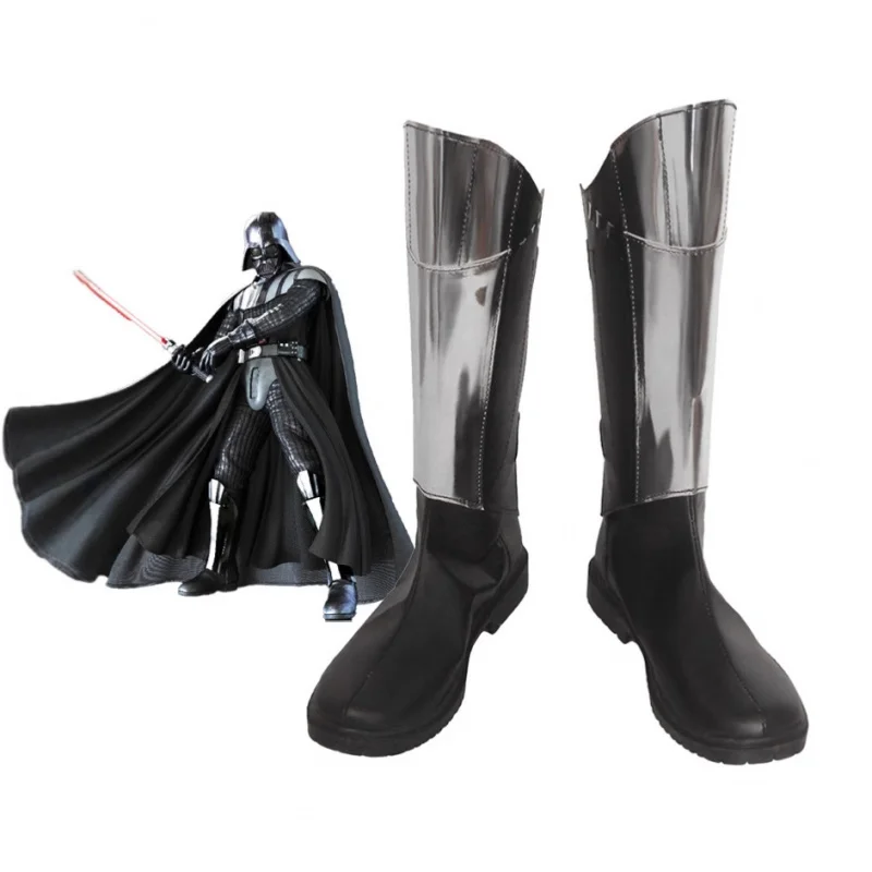 SW Сапоги для косплея Обувь Дарт Вейдер Анакин Люк Скайуокер Оби- Ван Кеноби Дарт Мэль Штурмовик Сапоги Хэллоуин Опора для мужчин