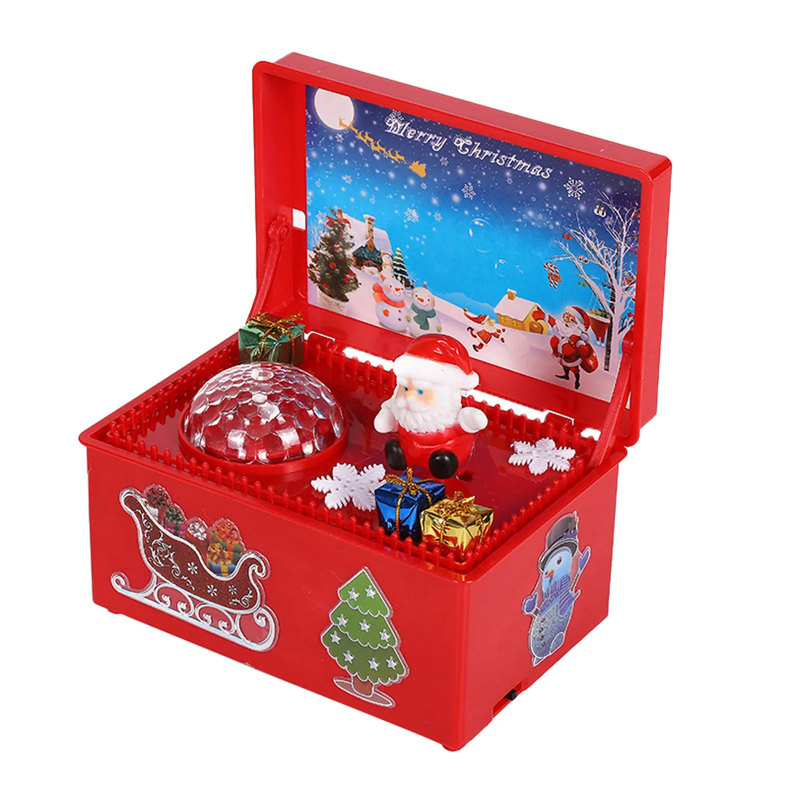 Santa Claus Music Box, Gift Box For Children Couples, New Music Box, Christmas Gifts Without Battery Suministros Para Fiestas