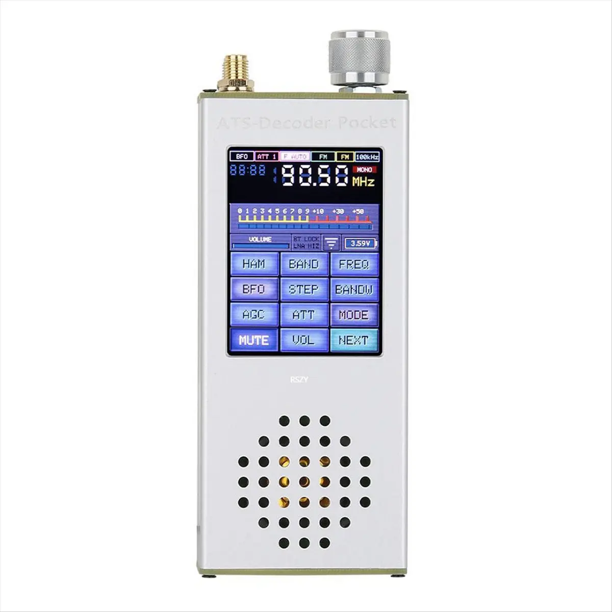 M05K ATS Decoder Pocket 4.17 Version Full Band FM SSB SDR AM LSB USB Handheld Radio Receiver
